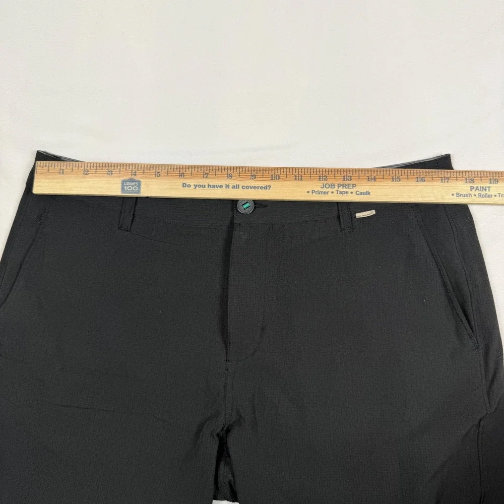 Linksoul Mens Black Boardwalker Golf Shorts Size 33 Stretch LS6170 Regular Fit